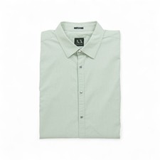 Armani Exchange Camicia a righe classica da uomo Taglia L #QWE0086