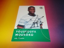 Youssoufa Moukoko DFB U21 signed autograph on autograph card