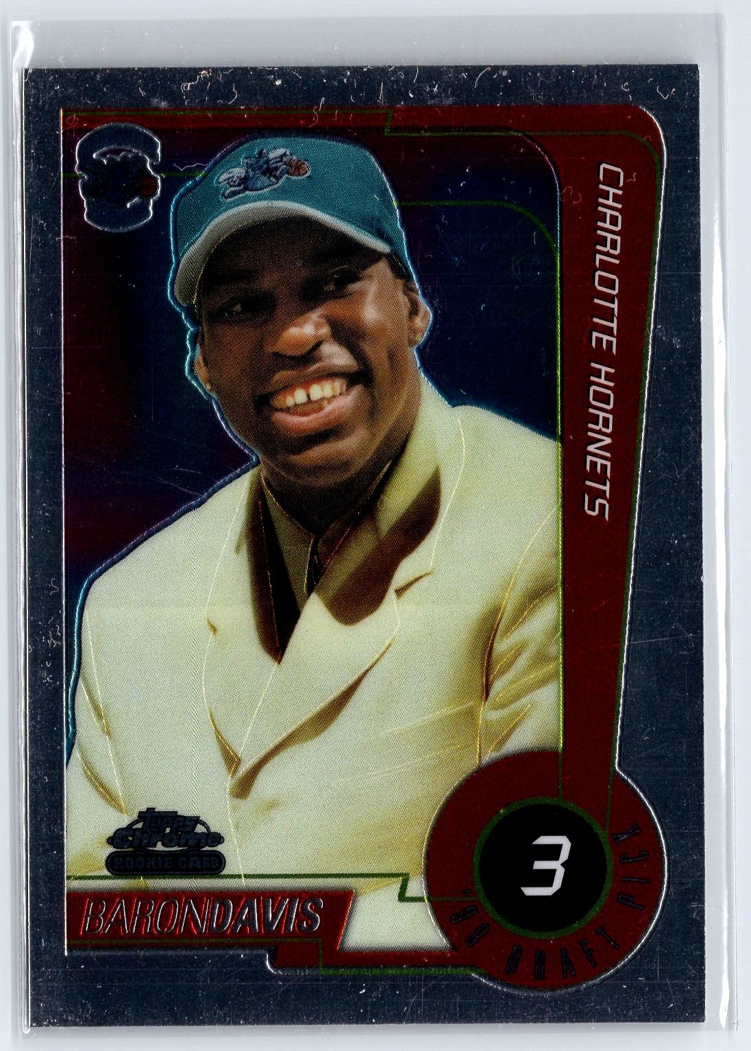 1999-00 Topps Chrome #116 Baron Davis RC Hornets