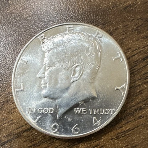 1964 Kennedy Half Dollar 50C US Coin 90% Silver 0.900 Fine