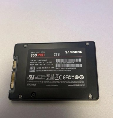 Samsung 850 Pro 2TB Solid State Drive SATA 2.5