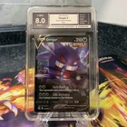 2021 Pokemon Gengar V Fusion Strike 156/264 Holo C3G 8 Graded Slab