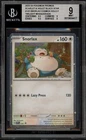 Pokemon Snorlax Twilight Masquerade Cosmos Holo Promo SVP EN 122 BGS 9