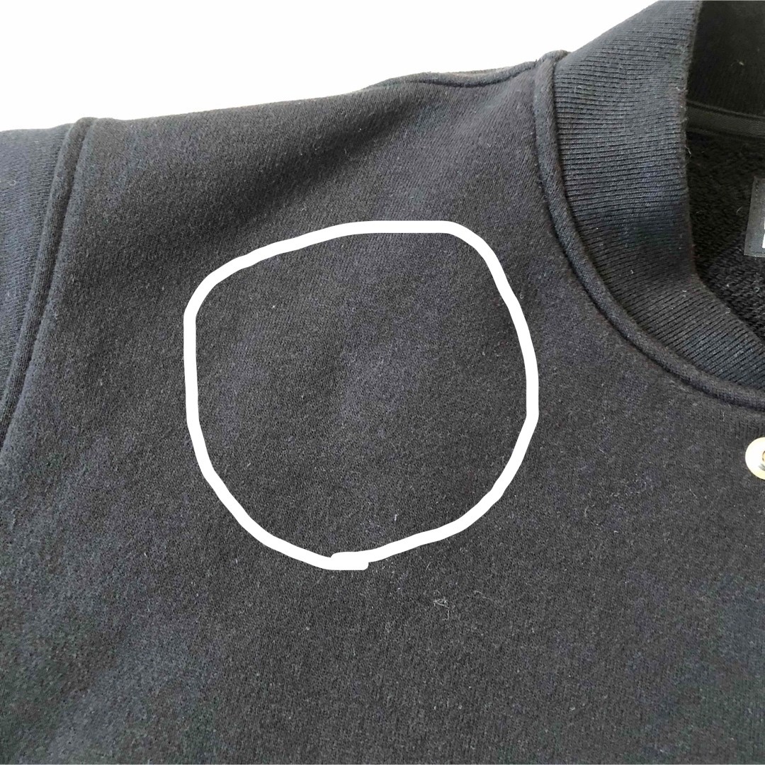 Loopwheeler Lowercase Varsity Jacket Sweatshirt B… - image 3