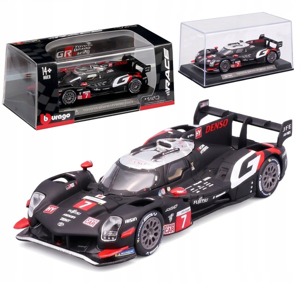 Bburago Metal, 1:43 Race Toyota GR010 Hybrid 24 Bburago-image