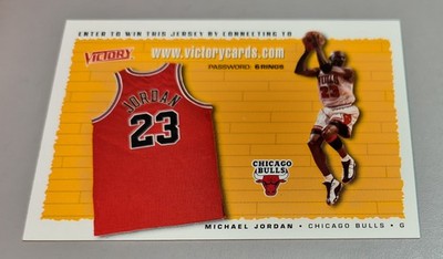 Michael Jordan # '' Enter to Win '' Victory 1999-00 Upper Deck Bulls Mint Vintage