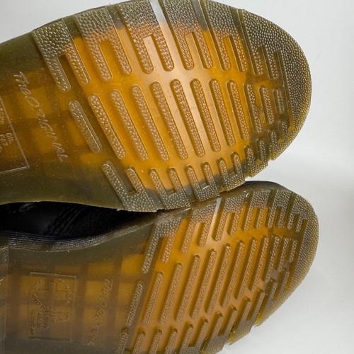 Dr. Martens 1B60 schwarz Leder 20-Loch Schnürung & seitlicher Reißverschluss kniehohe Stiefel Größe 6 - Bild 16 von 19