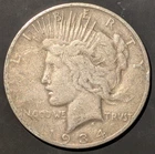 1934-S Peace silver dollar $1 VF Original Condition NO RESERVE