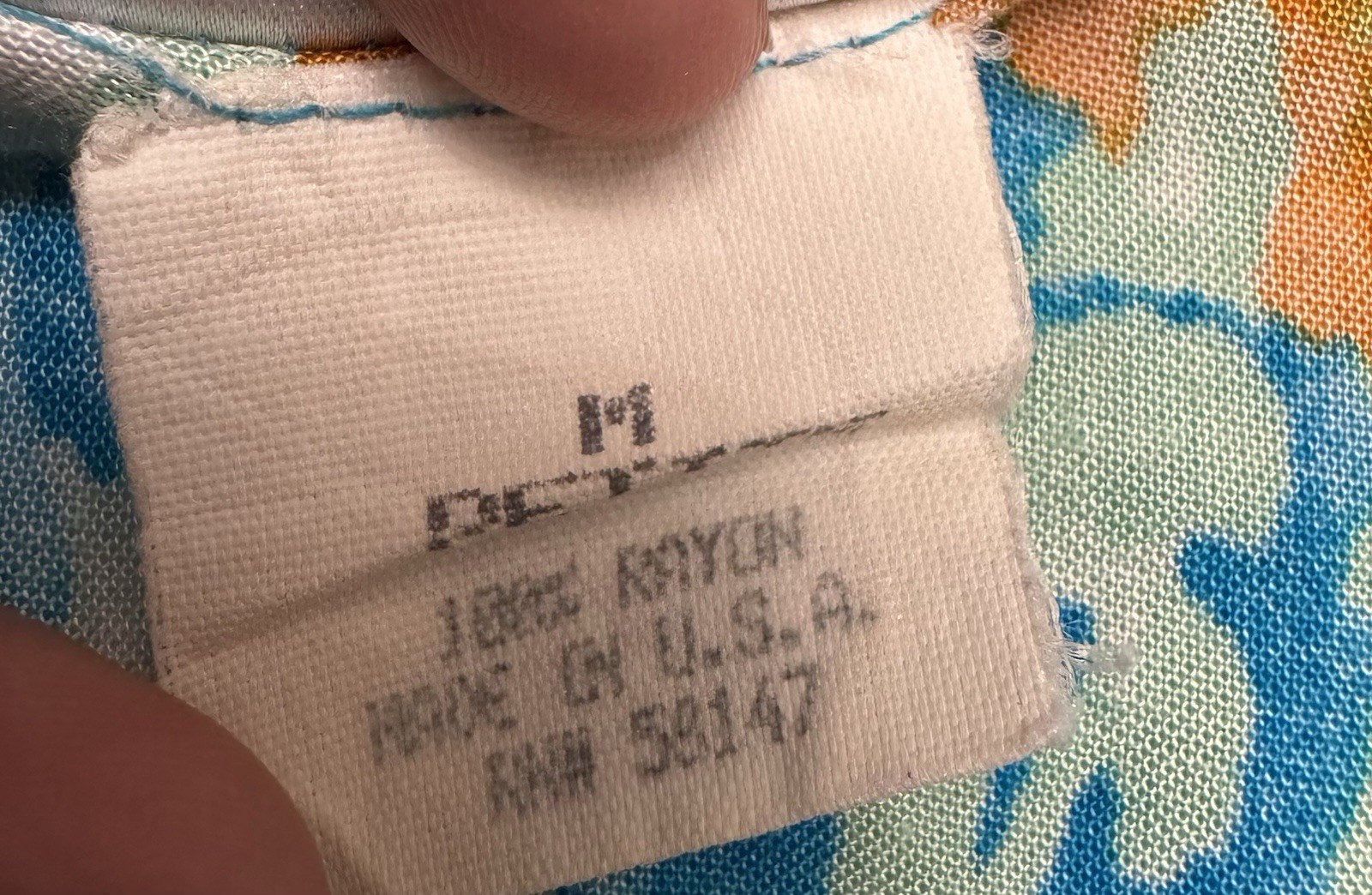 Draper's and Damon's Vintage Tropical Shirt Size: Medium image 6