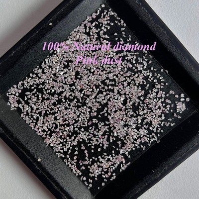 5 Cts of Natural Pink Diamond Dust, (Faceted) Sparkly Broken chips of Faceted