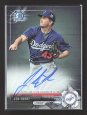 2017 Bowman Chrome Josh Sborz #CPA-JSB Auto