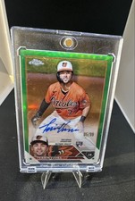 2023 Topps Chrome Update Series - Autographs Terrin Vavra Green  Refractor /99