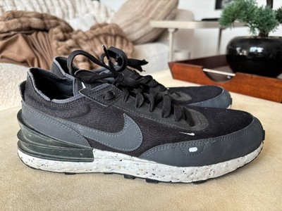Nike Waffle One Crater Mens Running Shoes Black Anthracite DH7751-001 Size 10