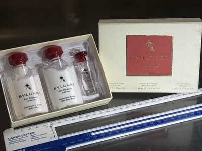 Seltenes BVLGARI Eau Parfumée au Thé Rouge Mini Geschenkset - 5ml Cologne + 40ml Lotion