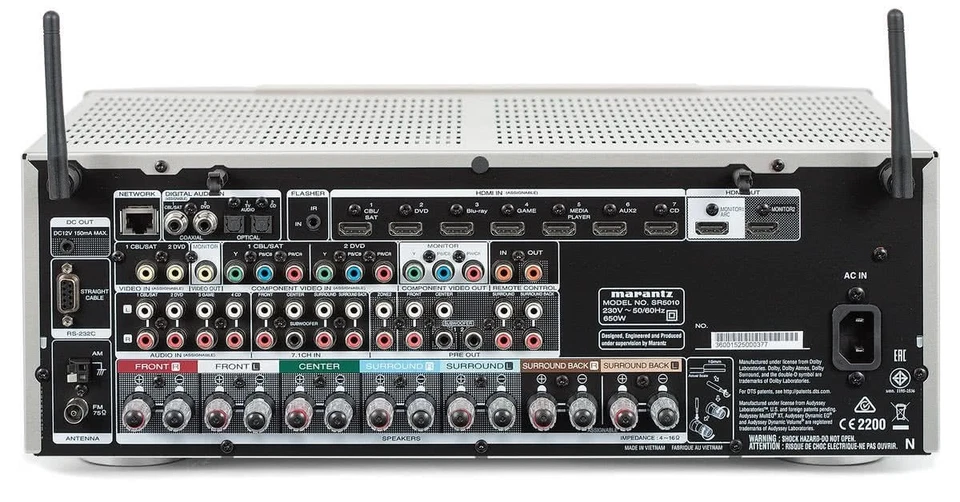 Marantz  SR5010  7.2AV Receiver  4k HDMI Internet W-Lan Bluetooth Tuner Atmos - Bild 2 von 2