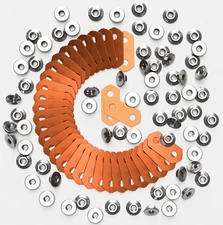 Polished Copper BUS BARS & SS NUTS kit for Camry, Avalon, ES300h, & HS250h