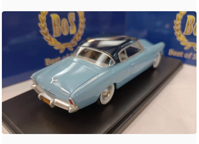 Bos 1/43 Studebaker Commander 1953 Blue - Image 3 of 4