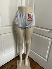Vintage Maidenform Chantilly Tap Pants Panties NWT Size 6 Nylon Silver Blue