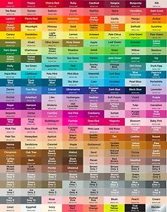 Spectrum Noir Illustrator Colour Chart