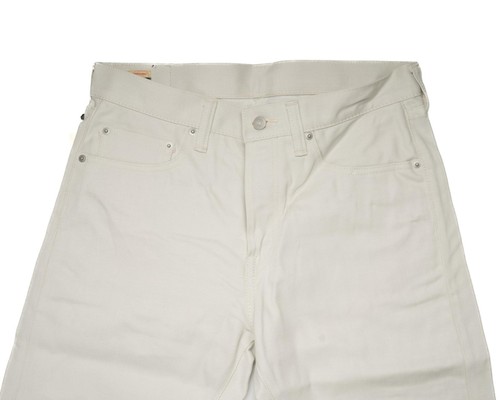 Pantalones de mezclilla Momotaro $315 nuevos con etiquetas 13 oz ribete marfil natural cónico 0605-IVO 33 - Imagen 3 de 8