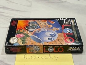 Adventures of Lolo (Nintendo NES) NEW SEALED H-SEAM, GOOD SHAPE, RARE!