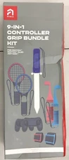 Atrix 9 Piece Grip Bundle Pack for Nintendo Switch