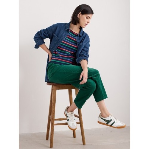Seasalt Sailor 3/4 Sleeve Top - Tri Breton Maritime Glade - 8 12 14 16 18 - BNWT - Picture 2 of 4