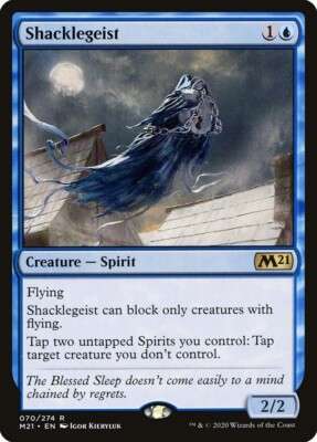 Shacklegeist 1x  MtG m21 Core Edition SP/NM