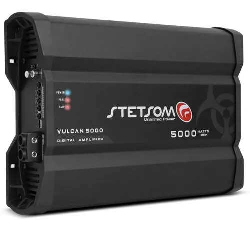 Stetsom Vulcan 5000 2ohm パワーアンプ Stetsom Vulcan 5000 - 1 Ohms / Digital Amplifier 5000 Watts Rms 5K