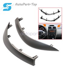 For Toyota Corolla Altis 2009-2013 Upper Side Central Dashboard Trim Strip 2pcs