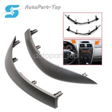 For Toyota Corolla Altis 2009-2013 Upper Side Central Dashboard Trim Strip 2Pcs