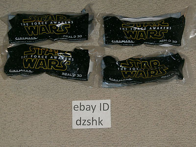 NEW! Cinemark Exclusive Star Wars Force Awakens RealD 3D Glasses