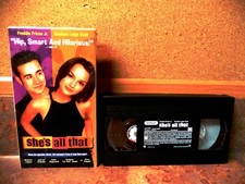 SHE'S ALL THAT VHS 1999  Freddie Prinze Jr., Rachael Leigh Cook, Paul Walker