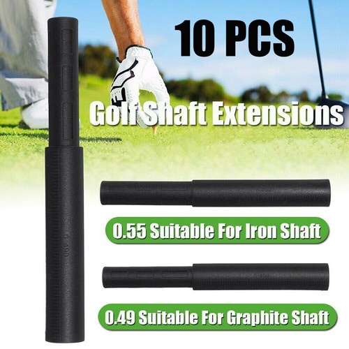 10PCS Golf Club Graphite Shaft Extensions Rods Irons Putter Extender