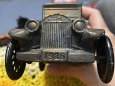 1926 MODEL T FORD CAR COIN BANK Made By BANTHRICO INC. Chicago, USA Vintage 1974