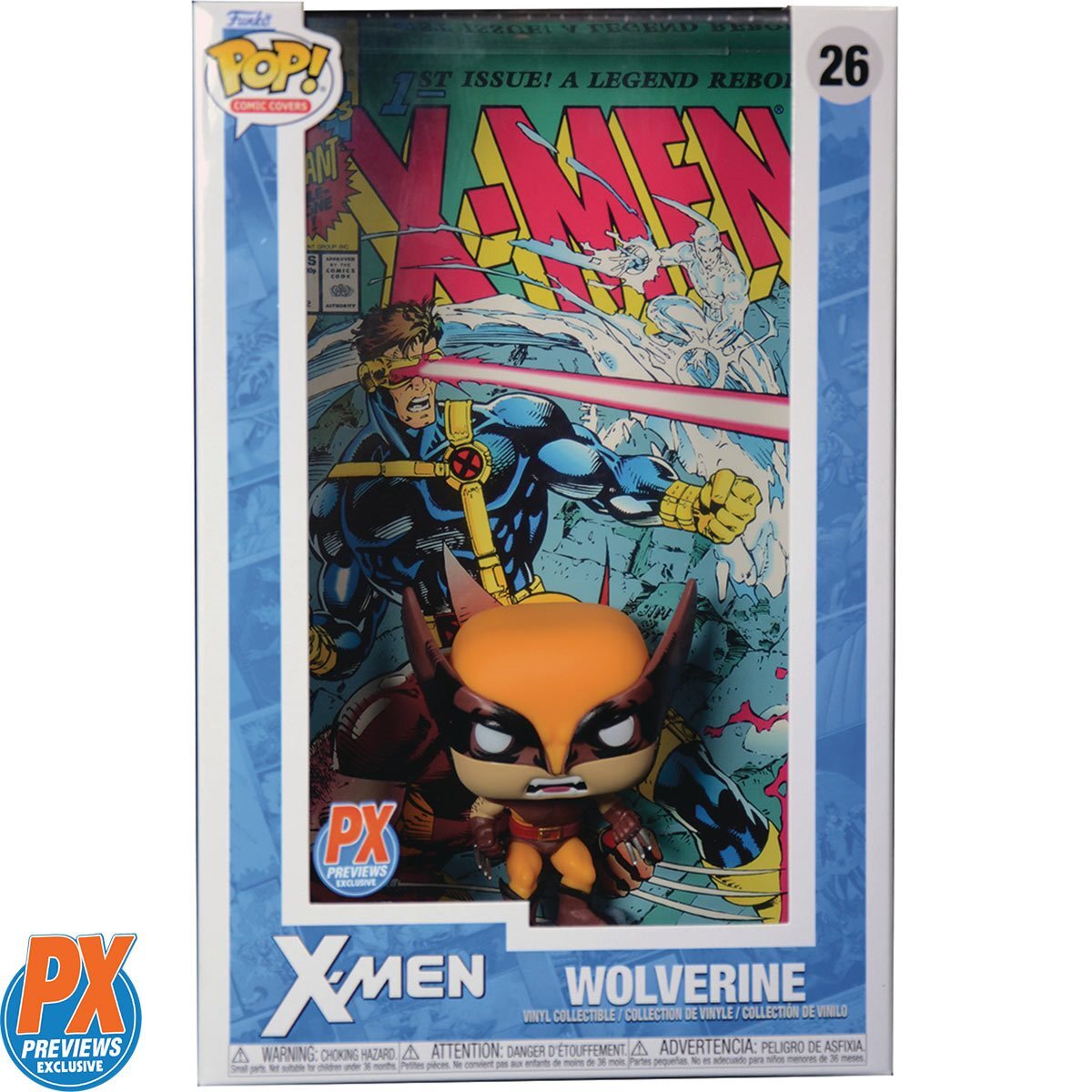 Funko Pop Comic Abdeckung Marvel: X-men - Wolverine Px Previews
