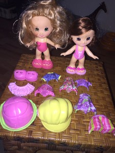 fisher price dolls with snap on clothes