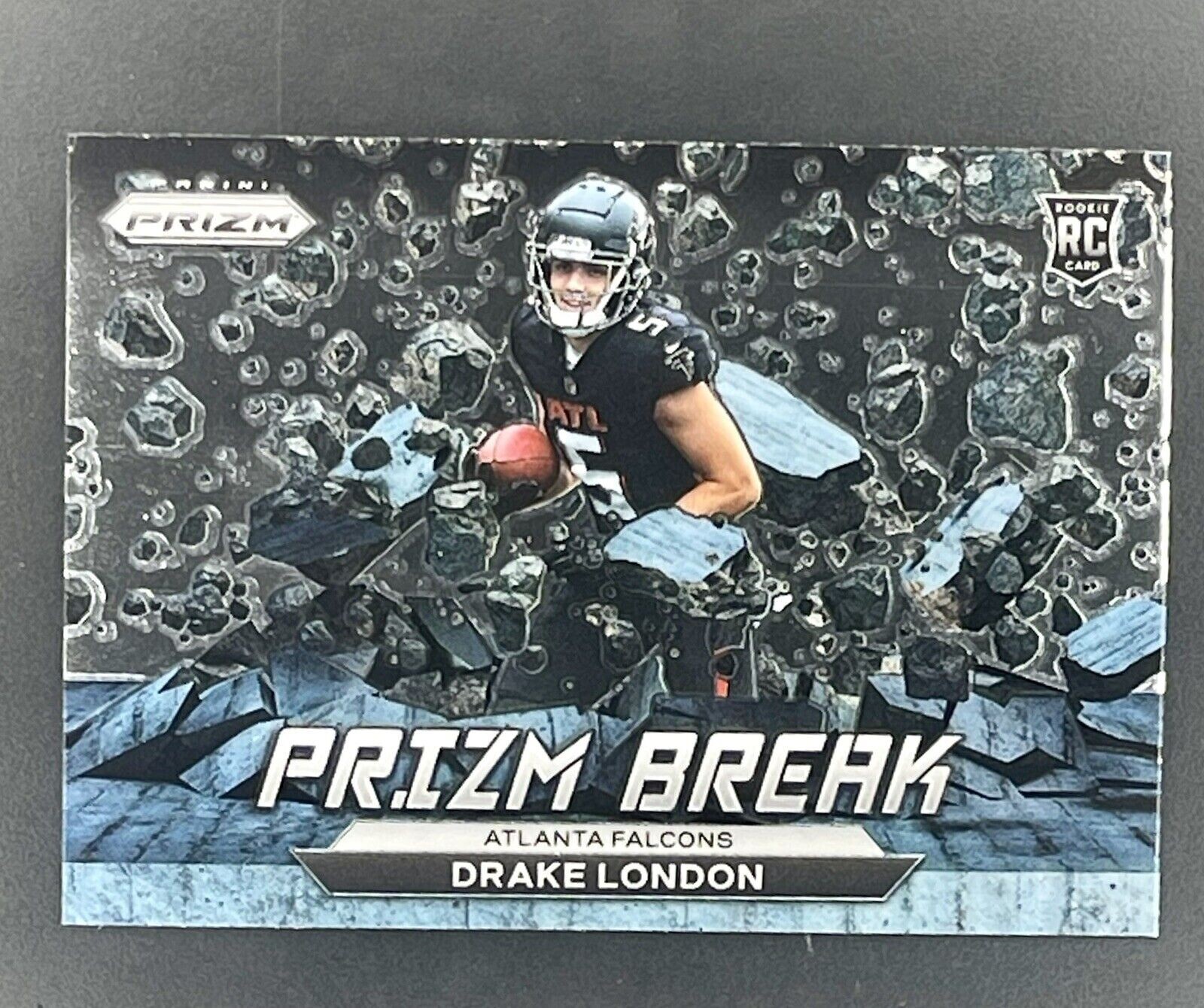 2022 Panini Prizm Drake London #PB-7 Prizm Break Rookie RC Atlanta Falcons