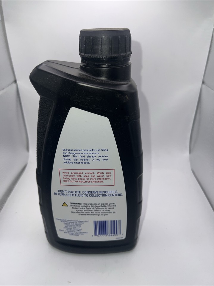 ACDelco 104034 Dexron LS 75W90 Gear Oil 32 oz New BOTTLE eBay