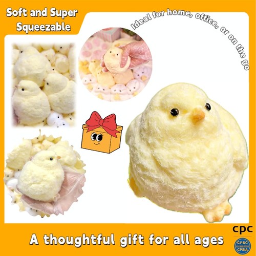 Handmade Taba Squishy Chick Ultra Soft Squishy Fidget Toys Silicone Squeeze Toys - Picture 32 of 62
