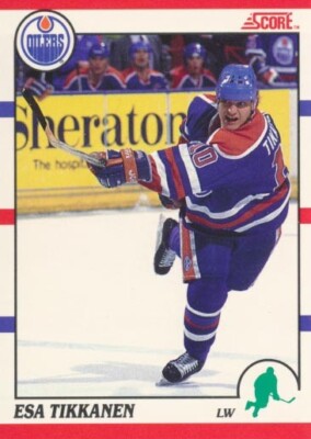 1990-91 Score Canadian #13 ESA TIKKANEN - Edmonton Oilers
