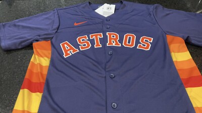 Houston Astros Jose Altuve #27 Nike Navy Alternate 2025 Official