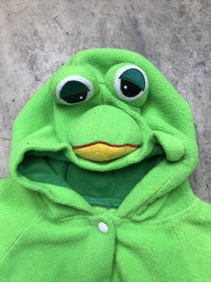 Traje de Rana de Peluche Disfraz de Halloween Cos Play Niño 0-6 Meses - ¡Lindo! Envío rápido Foto 2 de 4