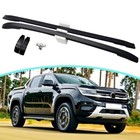 Black Aluminum Roof Side Rail Bars Accessories for VW Amarok 2023-2025 2PCS