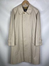 Burberry s vintage Nova Check Lined Men s Trench Coat Jacket size 50