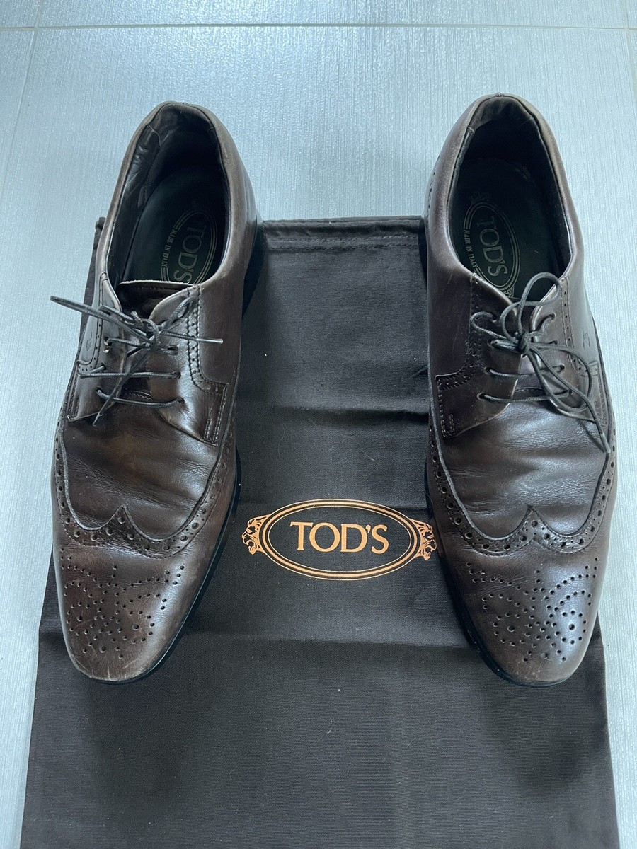 TOD’S Mens Oxford Derby Wingtip Shoes 10.5 TOD main image 3