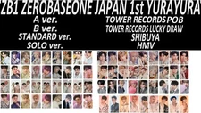 ZB1 ZEROBASEONE JAPAN YURAYURA "STANDARD A B SOLO ver." "POB" PHOTO CARD