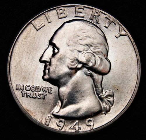 1949 Washington Quarter Gem BU+++