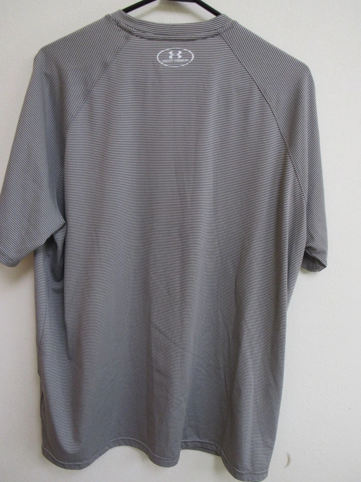 Camiseta Pullover Under Armour HeatGear Gris Rayas St. Paul Saints S/S XL Foto 4 de 4