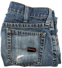 Ariat Work FR Men's M3 Loose Blue Jeans Sz 34x30.5 Flame Resistant Straight Leg